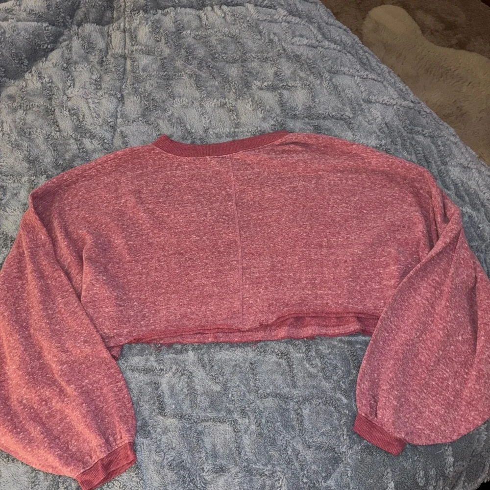 Red Cropped Sweater - Picture 2 of 3